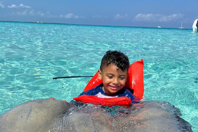Avoid the crowd book your Private Stingraycity Charter today - Starfish Pointe and the Final Beach Stop