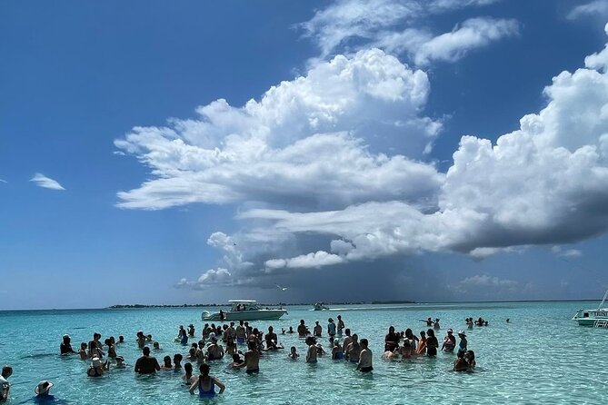 Avoid the crowd book your Private Stingraycity Charter today - Stingray City: The Main Event in Three Feet of Water