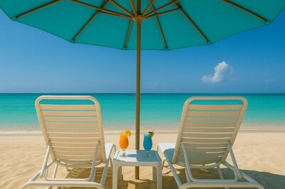 Grand Cayman Beach Day All Day Chairs Umbrella & Snorkelling