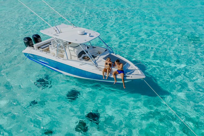 Half-Day Private Stingray City Charter - Grand Cayman - BTC - Coral Gardens in 8 to 10 feet of water