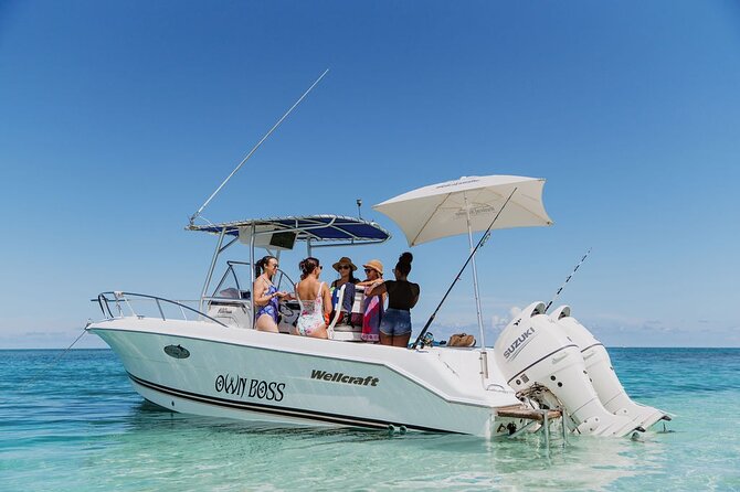 Private Boat Charter Snorkeling Stingray City or Bio Bay - Rum Point, the one-hour pause
