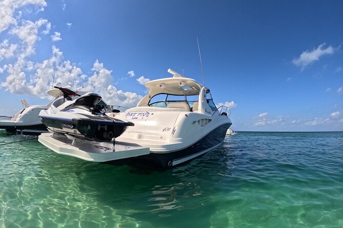 Private Luxury HalfDay w/Jetski Stingray City, Snorkeling & Starfish Beach Tour - A private boat day built around your group